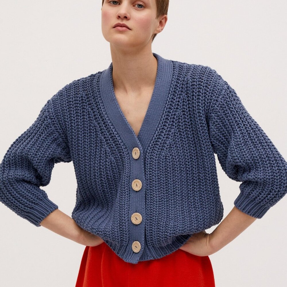 cardigan no18 mini midnight ocean